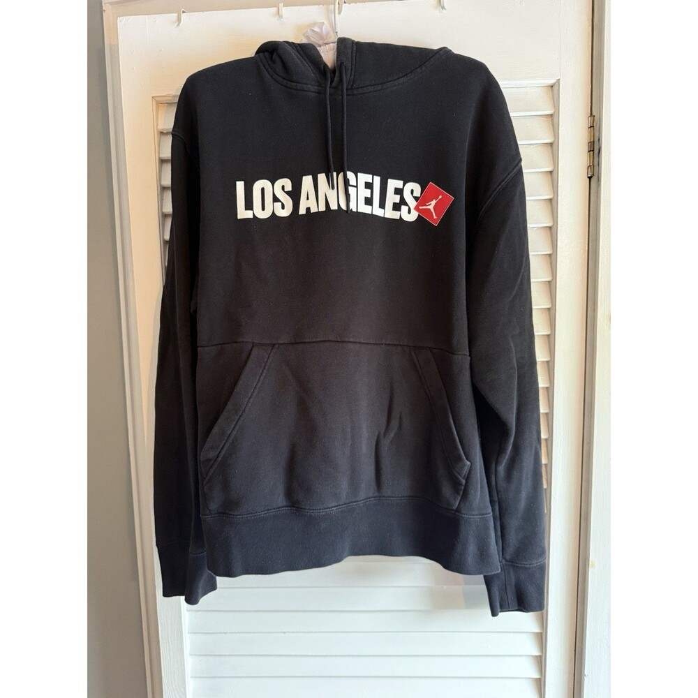 Air Jordan Hoodie Sweatshirt Men’s M LOS ANGELES Graphic Jumpman Streetwear
